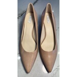 Cole Haan Women's Nude Faux Leather Size 10B Pump Heels